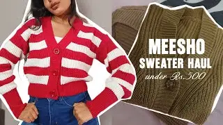 Meesho sweater haul under Rs.500 🫶 | meesho pinteresty winter wear | Monika Singh 