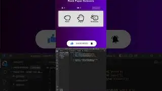 Web Development Tutorial - JavaScript, HTML, CSS - Rock Paper Scissors Game | step by step tutorial