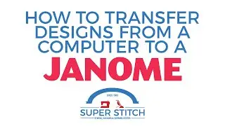 Как перенести дизайны с компьютера на Janome