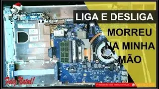 Sony Vaio PCG-71911X liga e desliga sem imagem. Deu entrada para verificar teclado e touchpad.