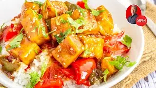Domburi de Legumes Receita japonesa vegana