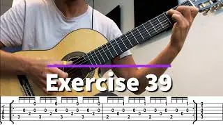 Strengthen your fingers: Daily right hand exercises for guitar, no 39 || Giuliani  