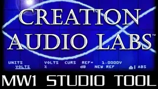 MW1 Studio Tool - Quick Overview - Creation Audio Labs