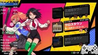 【0:57:00.90】River City Girls Speedrun Any%【Normal/New game】