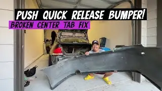 IS300 Rear Bumper Center Tab Fix! Push Quick Release!