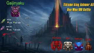 Tibiame king Ashmor All Solo Use wpn 199 Blue Battle 2025