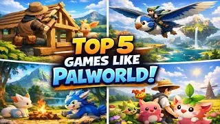 Top 5 Mobile Games Like Palworld(High Graphics+ FREE/Palworld Fans Must Try These Mobile Games  2025