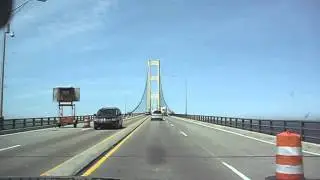 Crossing the Mackinac Bridge - Five Miles from Lower Michigan to the UP
