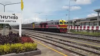 Activity at Bang Sue Junction, Bangkok before long distance trains transferred to the new station.