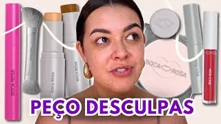 RESOLVI TESTAR AS MAQUIAGENS DA BOCA ROSA (apesar de tudo...) | #insider #insiderstore