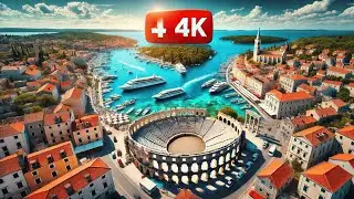 Pula in 4K: A Breathtaking 🚁 Drone Footage in Glorious 4K UHD 60fps 🇭🇷