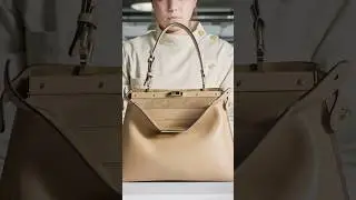 Take a look at the craftsmanship of the Fendi Peekaboo bag 👜