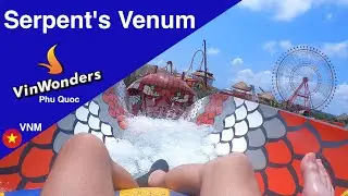 Serpent's Venum VinWonders Phu Quoc | Onride Waterslide Waterpark POV