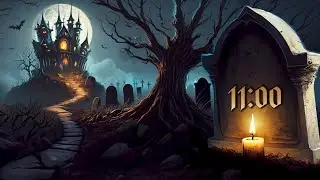 Spooky 11-Minute Silent Timer | Haunted House Countdown | Miss. Ashley's Timers 🌕⏳