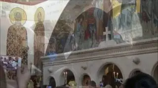 23 11 2016 Гиоргоба, Илия II служит молебен в Москве