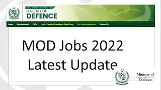 MOD jobs 2022 latest update | Mod jobs Eligibility status updated | Mod jobs| www.recuitments.com.pk