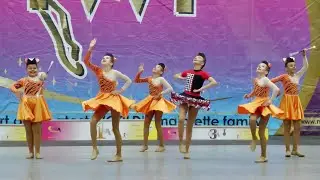 Majorettes *SAŠETKY Hlohovec* - mini BATON cadets  -  European Majorette Championship - Liberec 2024