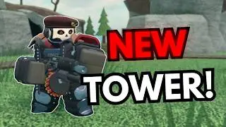 The New Evolution Tower is AWESOME... (ENFORCER) - Tower Defense Simulator