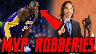 TOP 5 NBA MVP ROBBERIES- IS THE NBA MVP AWARD RIGGED?- BIGGEST SNUBS IN NBA HISTORY