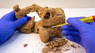 Dirty Toy Excavator Deep Cleaning | ASMR Relaxing Sounds
