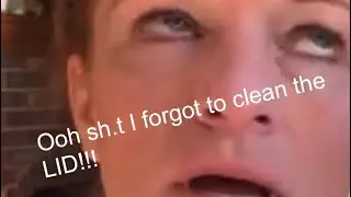 DIRTY LID, was put back in the cupboard/Alicia’s German cooking video! Reaction