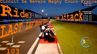 Ride3: PS4 Circuit De Nevers Magny Cours-France - Time Attack - LAST LAP Nakeds Special 300-780PP