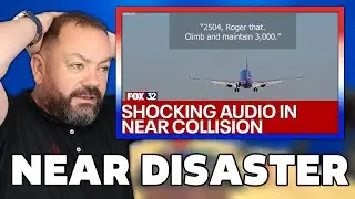 Near plane crash at Midway REACTION | OFFICE BLOKES REACT!!