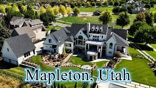 Custom Home Exterior in Mapleton, Utah