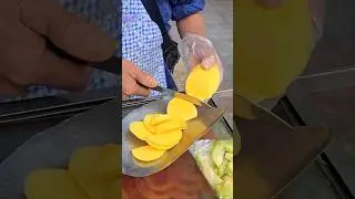 🥭 Master Mango Cutter at Work! Amazing Street Food Skills