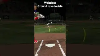 Weird Ground Rule Double
