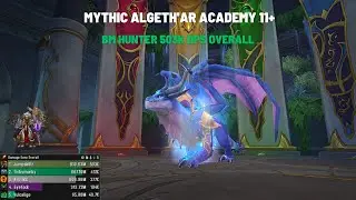 Mythic Algeth'ar Academy 11+! BM Hunter 503k DPS Overall #WorldofWarcraft #Dragonflight. Season 4.