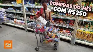 COMPRAS DO M&Ecirc;S NO ATACAD&Atilde;O COM R$250, OS PRE&Ccedil;OS ESTAVAM BONS?! 😱🤑 #comprasdomes #atacadao