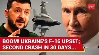 Ukraine's F-16 On 'Combat Mission' Crashes; BIG Blow For Zelensky After Putin's Turkey Blowoff