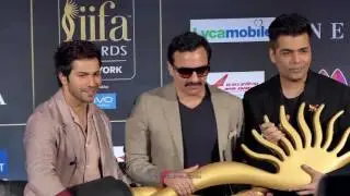 NEXA IIFA Awards 2017 PC With Varun Dhawan, Karan Johar & Saif Ali Khan