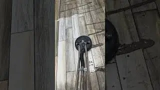 more Professional Restorative Steam Cleaning of tile & grout floor in a restaurant