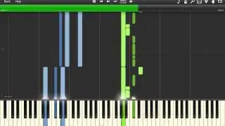 Tokyo Ghoul - Unravel EP12 END SCENE Piano (Synthesia Tutorial)