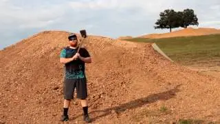 Repairing Trail Drain and Grade Reversal with Rogue Hoe 55H