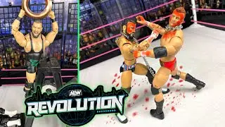 AEW REVOLUTION 2022 REVIEW & RESULTS! AEW FIGURES!