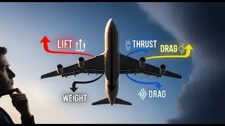 The 4 Forces That Make an Airplane Fly! (The Secret Revealed)