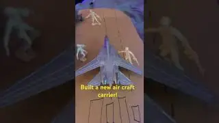 Cardboard army men aircraft carrier #crafts #army #toys #aircraftcsrrier