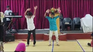 OUR CHURCH YOUTH ABHISHEK AND ASHISH NEW YEAR DANCE.