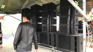 d&agrave;n loa array nhập khẩu si&ecirc;u khủng bass tức ngực