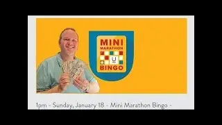Sunday Funday BINGO Mini Marathon!!