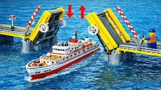 How Movable LEGO Bridges Open and Close? LEGO Engineering