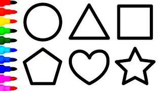 Shapes | Shapes for kids | How to draw Geometric shapes for kids | Geometry | Geometric shapes