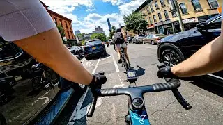 A Hot and Slanted NYC Bicycle Commute