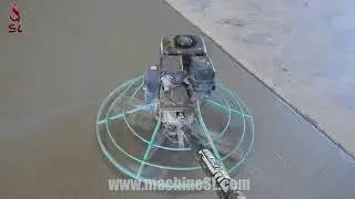 how does a power trowel work