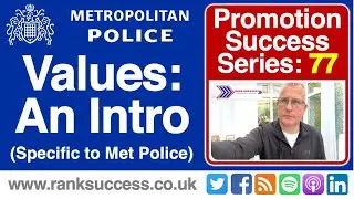 MET POLICE VALUES: AN INTRODUCTION