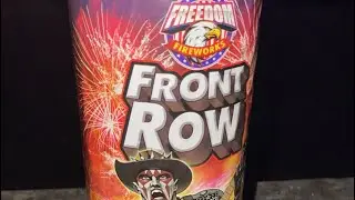 Freedom fireworks front row fountain 2023 demo