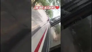 live bus accident #busaccident #crash #sad #video   #viral #truckaccident #bus #shorts @YouTube